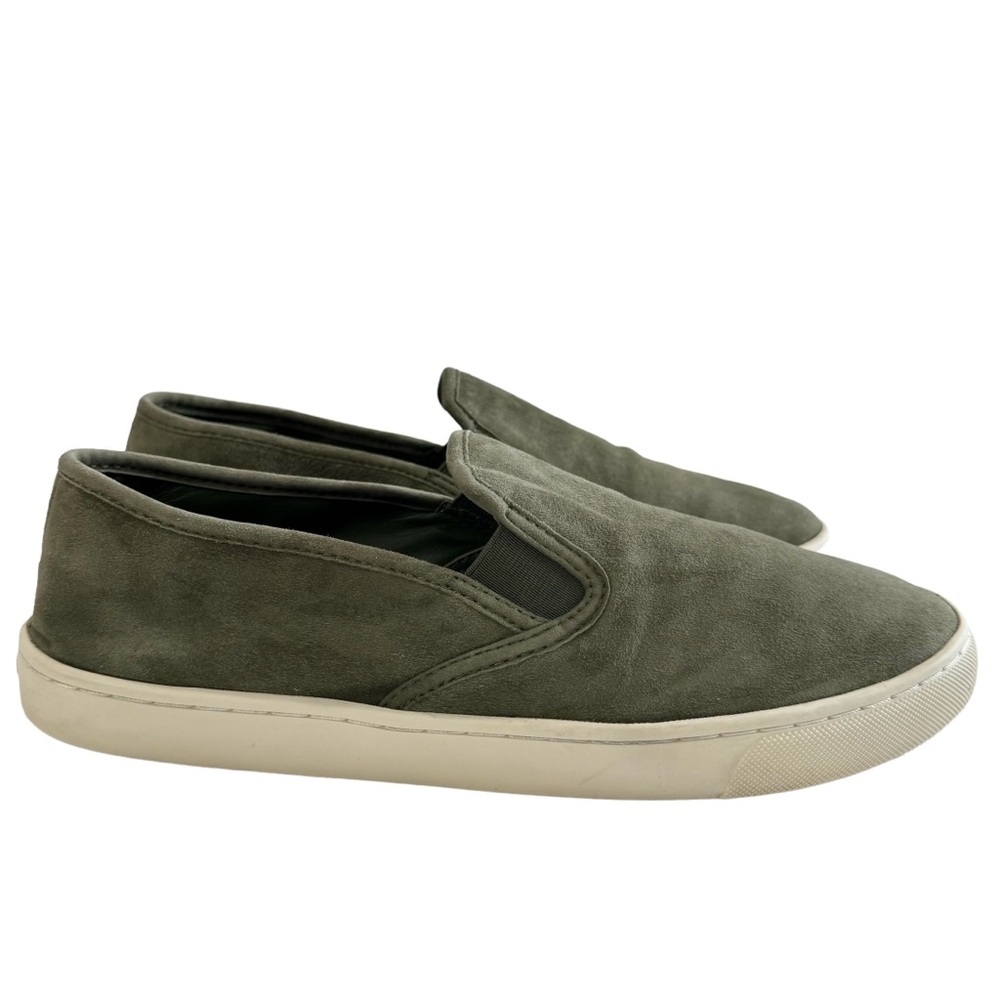 Tory Burch Jesse Olive Suede Slip-On Sneaker Size 10M - Picture 2 of 16